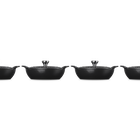 Le Creuset Cast Iron Classic Gourmet Set of 4 Mini-Braiser 13cm Matte Black image number 3