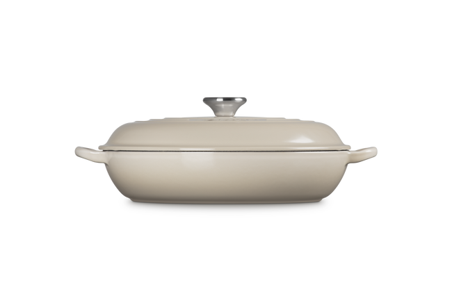 Le Creuset Cast Iron Classic Shallow Casserole 30cm DuneDune image number 3