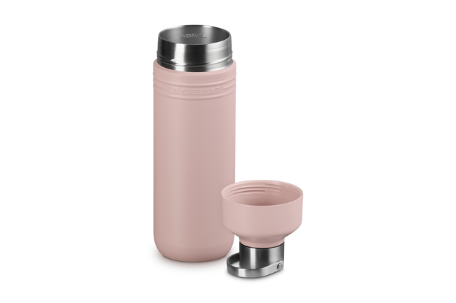 Le Creuset On The Go Insulated Water Bottle 1L Shell PinkShell Pink image number 1