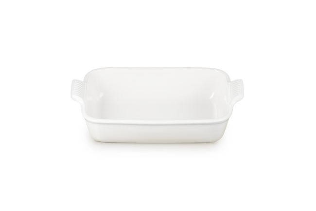 Le Creuset Stoneware Rectangular Dish Heritage 26cm MeringueMeringue image number 2