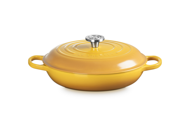 Le Creuset Cast Iron Signature Shallow Casserole 30cm NectarNectar image number 1