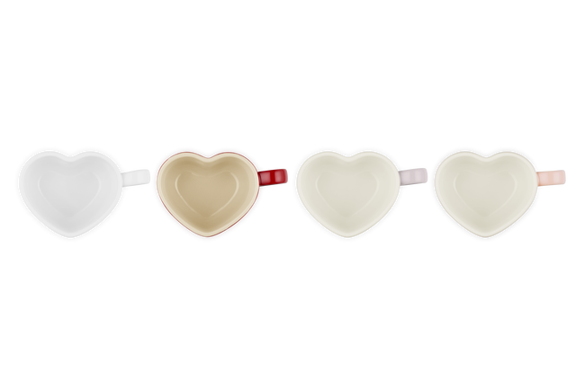 Set of 4 Heart Mugs image number 5