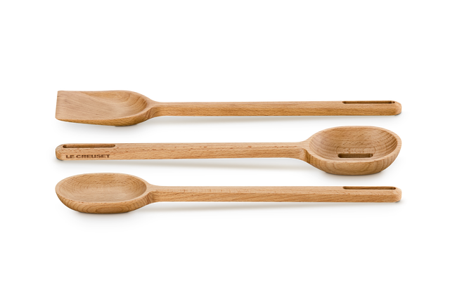 Le Creuset Signature Beech Wood Serving Set of 3 image number 2