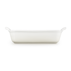 Le Creuset Stoneware Rectangular Dish Heritage 26cm MeringueMeringue image number 3