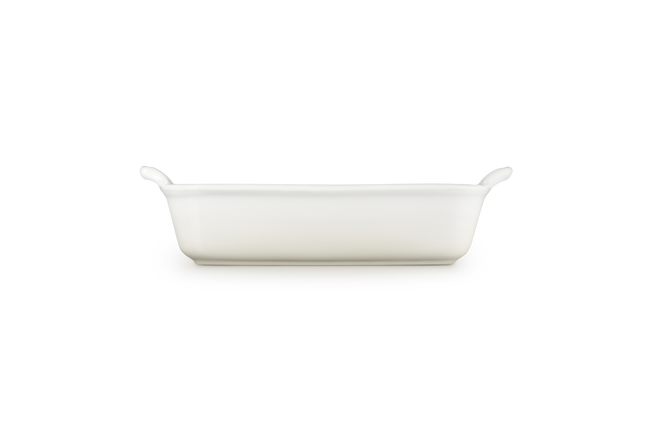 Le Creuset Stoneware Rectangular Dish Heritage 26cm MeringueMeringue image number 3