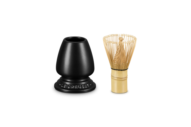 Le Creuset Serenity Matcha Whisk with Stand Matte BlackMatte Black image number 3