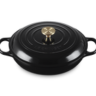 Le Creuset Cast Iron Signature Shallow Casserole 30cm OnyxOnyx image number 2