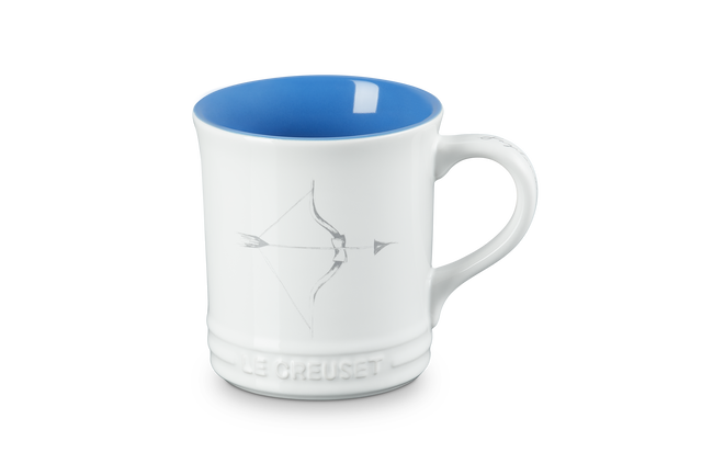 Le Creuset Stoneware Seattle Mug Sagittarius 400ml White image number 1
