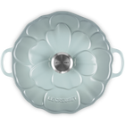 Le Creuset Cast Iron Signature Petal Shallow Casserole 26cm Sea SaltSea Salt image number 4