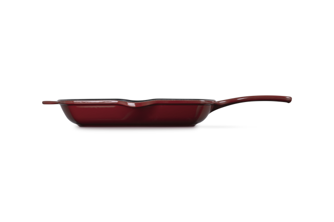 Le Creuset Cast Iron Classic Square Skillet Grill 26cmGarnet image number 3