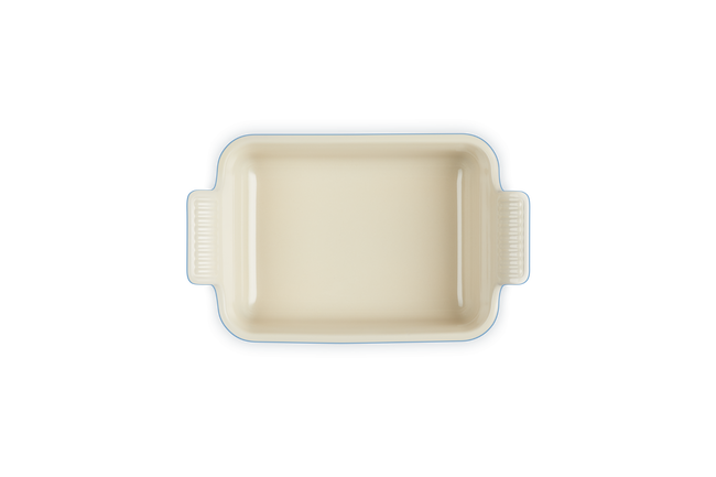 Le Creuset Stoneware Rectangular Dish Heritage 19cm Azure BlueAzure Blue image number 3