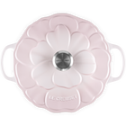 Le Creuset Cast Iron Signature Petal Round Casserole 26cm Shell PinkShell Pink image number 5