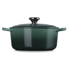 Le Creuset Wicked Elphaba Embossed Signature Round Casserole 24cm image number 3