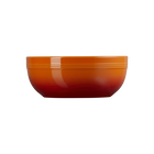 Stoneware Coupe Serving BowlFlame image number 3