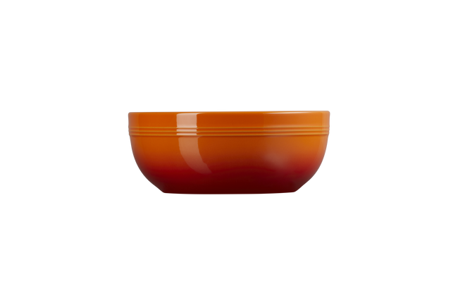 Stoneware Coupe Serving BowlFlame image number 3