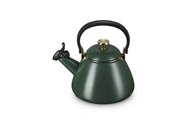 Le Creuset Kone Kettle with Gold Knob 1.6L For&ecirc;tFor&ecirc;t image number 2