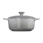 Le Creuset Cast Iron Signature Round Casserole 20cm Mist GreyMist Grey image number 3