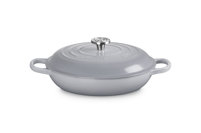 Le Creuset Cast Iron Signature Shallow Casserole 30cm Ch&acirc;teauCh&acirc;teau image number 1