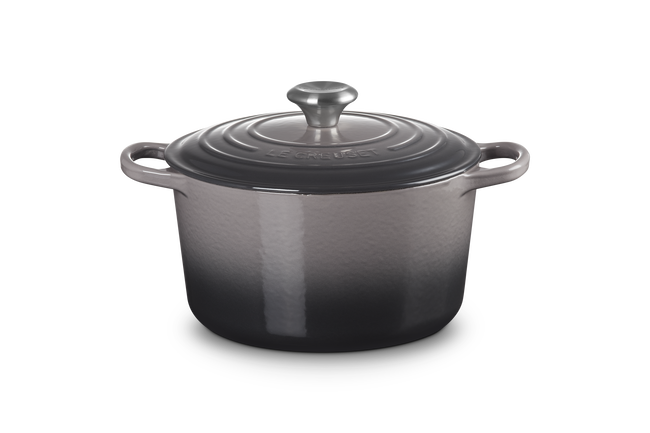 Le Creuset Cast Iron Signature Deep Round Casserole 24cm FlintFlint image number 1