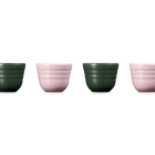 Le Creuset Serenity Stoneware Footless Egg Cups Set of 4 For&ecirc;t & Sugar PinkFor&ecirc;t & Sugar Pink image number 5