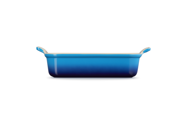 Le Creuset Stoneware Rectangular Dish Heritage 26cm Azure BlueAzure Blue image number 3
