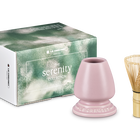 Le Creuset Serenity Matcha Whisk with Stand Sugar PinkSugar Pink image number 1