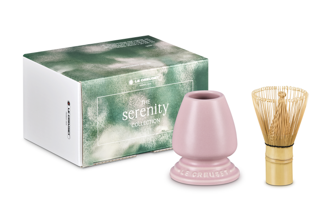 Le Creuset Serenity Matcha Whisk with Stand Sugar PinkSugar Pink image number 1