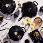 Le Creuset Cast Iron Signature Round Casserole 20cm OnyxOnyx image number 6