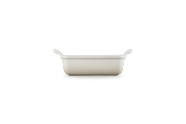 Le Creuset Stoneware Rectangular Dish Heritage 19cm MeringueMeringue image number 3