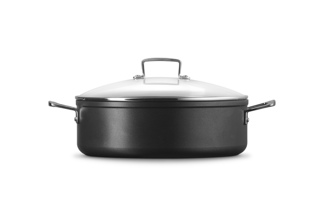 Le Creuset Toughened Non-Stick Sauteuse with Glass Lid image number 3