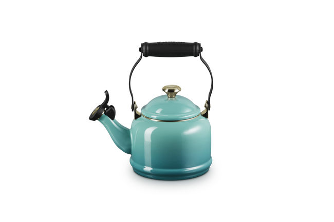 Le Creuset Demi Kettle with Gold Knob 1.1L RivieraRiviera image number 1