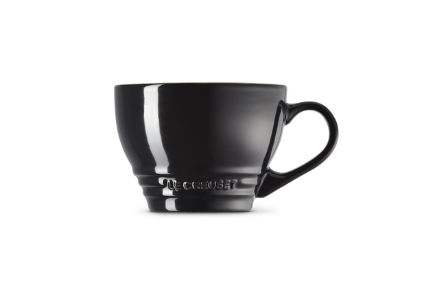 Le Creuset Stoneware Giant Cappuccino Mug 400ml OnyxOnyx image number 3