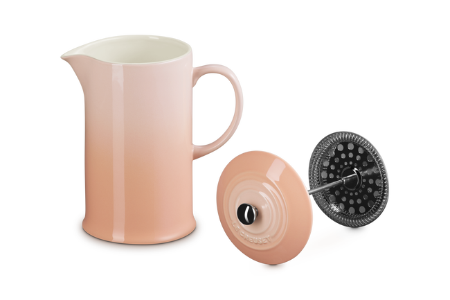 Le Creuset Stoneware Coffee Press 1L P&ecirc;cheP&ecirc;che image number 5