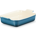 Le Creuset Stoneware Rectangular Dish Heritage 32cm Deep TealDeep Teal image number 2