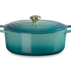Le Creuset Cast Iron Signature Oval Casserole 31cm RivieraRiviera image number 1