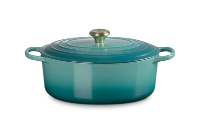 Le Creuset Cast Iron Signature Oval Casserole 31cm Riviera