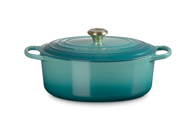 Le Creuset Cast Iron Signature Oval Casserole 31cm RivieraRiviera image number 1