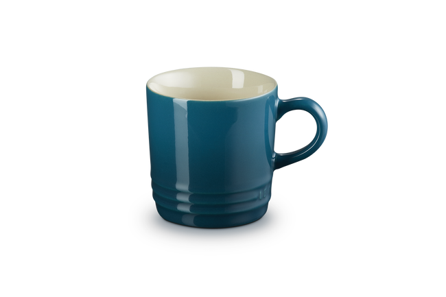 Le Creuset Stoneware London Cappuccino Mug 200ml Deep TealDeep Teal image number 1