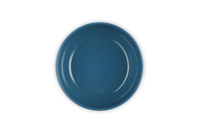 Stoneware Coupe Serving BowlDeep Teal image number 3