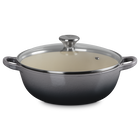 Le Creuset Cast Iron Classic Soup Pot with GlaStainless Steel Lid 24cm FlintFlint image number 1