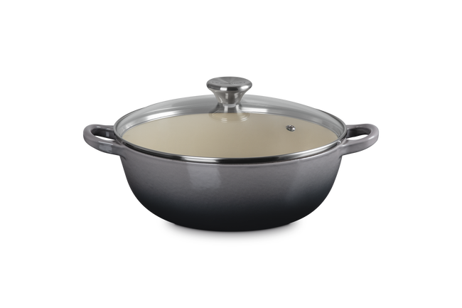 Le Creuset Cast Iron Classic Soup Pot with GlaStainless Steel Lid 24cm FlintFlint image number 1
