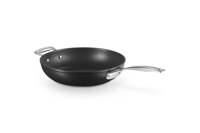 Le Creuset Toughened Non-Stick Deep Frying Pan with Helper Handle 26cm image number 5