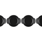 Le Creuset Cast Iron Classic Gourmet Set of 4 Mini-Braiser 13cm Matte Black image number 4