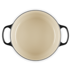 Le Creuset Cast Iron Signature Round Casserole 24cm OnyxOnyx image number 4