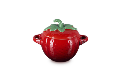 Le Creuset Stoneware Strawberry Fruit Mini Cocotte 570ml Cerise