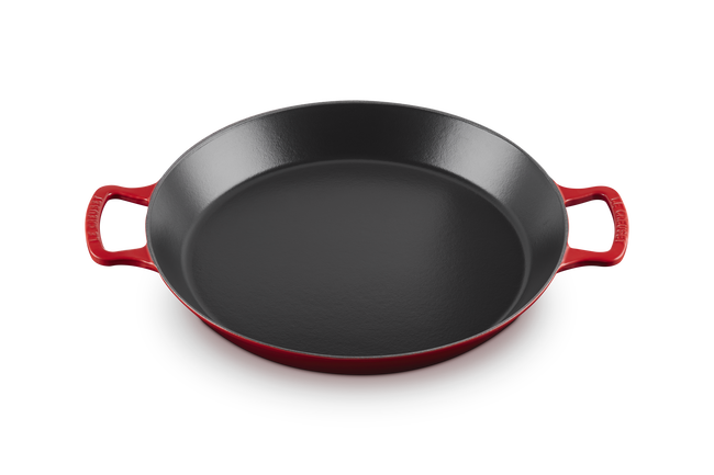 Le Creuset Cast Iron Classic Paella Pan 34cm CeriseCerise image number 2