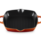 Le Creuset Cast Iron Signature Deep Square Grill 30cm FlameFlame image number 2