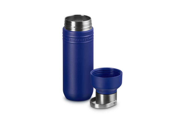 Le Creuset On The Go Insulated Water Bottle 500ml Azure BlueAzure Blue image number 1