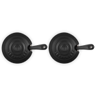 Le Creuset Serenity Stoneware Set of 2 Condiment Pots Matte BlackMatte Black image number 7