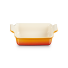 Le Creuset Stoneware Rectangular Dish Heritage 19cm FlameFlame image number 4